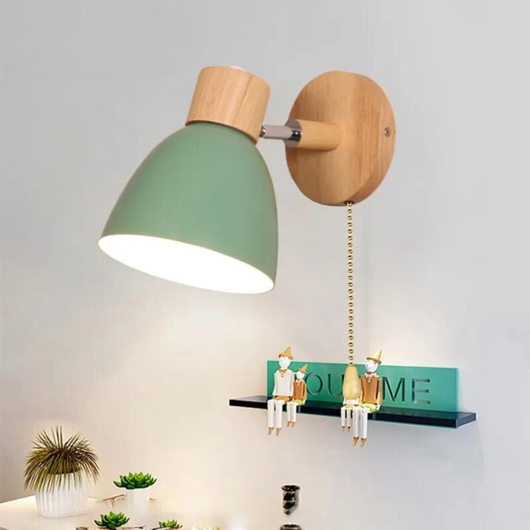 BowLift | Elegant wooden wall lamp - Modern and warm design