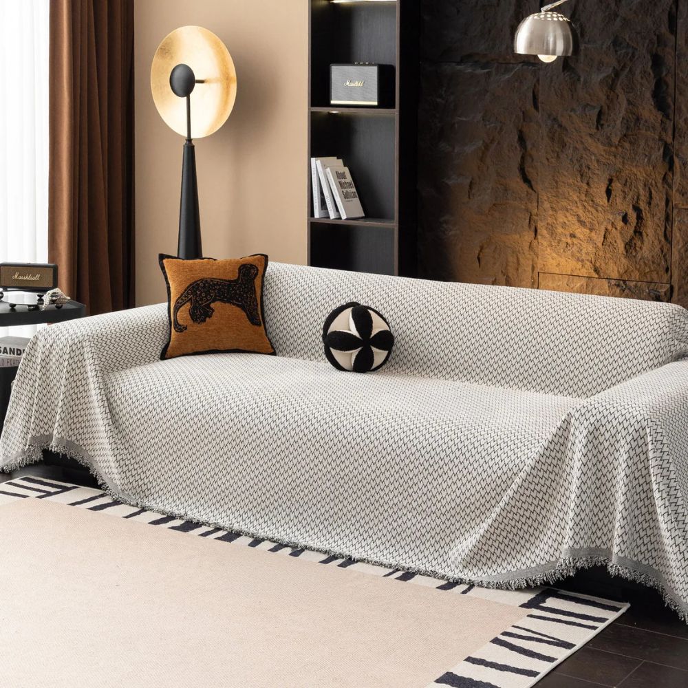 BowLift | Heritage Zigzag Sofa Cover