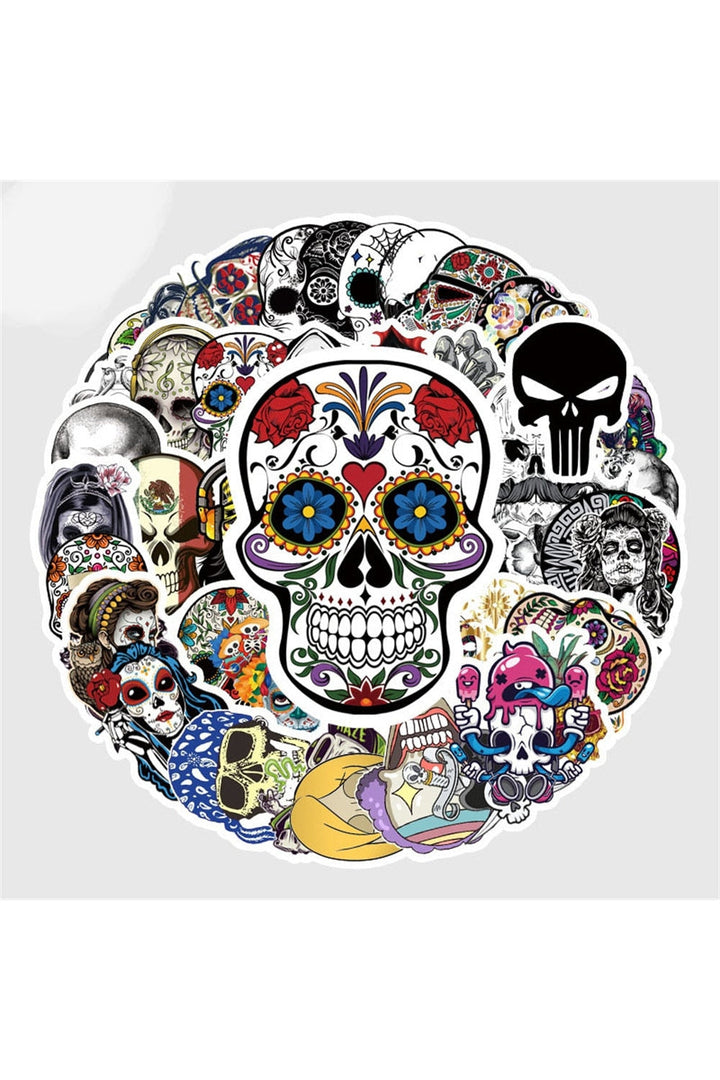 Skull Scrapbooking Stickers | Bowlift