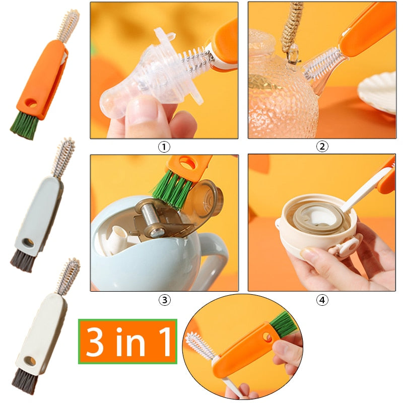Home Kitchen Easy Cleaning Brush Set | Bowlift
