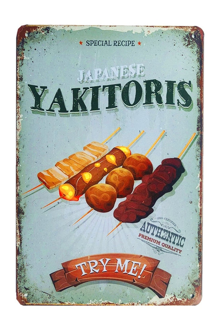 Food Theme Metal Poster | Bowlift