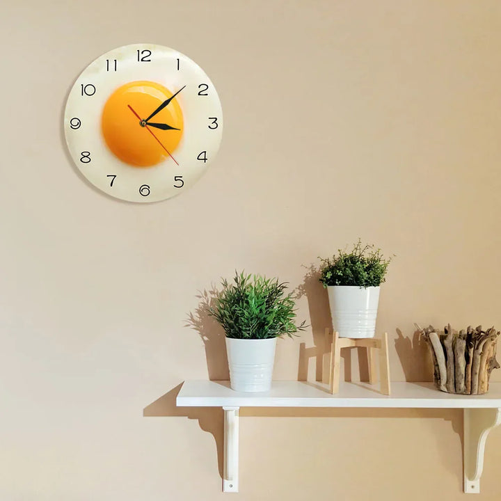 SunnySide Clock - Unique 3D Kitchen Wall Clock Bowlift