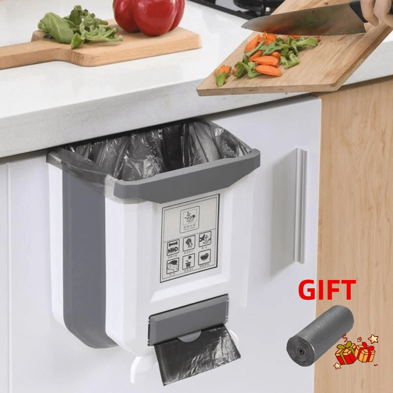 BowLift | Folding Trash Can