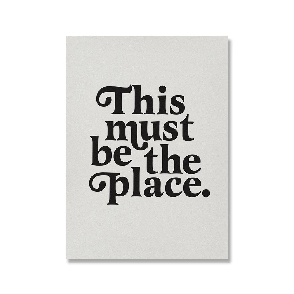 Inspirational Quotations Wall Art Fine Art Canvas Prints Black White Poster Letters and Quotes Pictures For Living Room Bedroom Nordic Home Decor | Bowlift