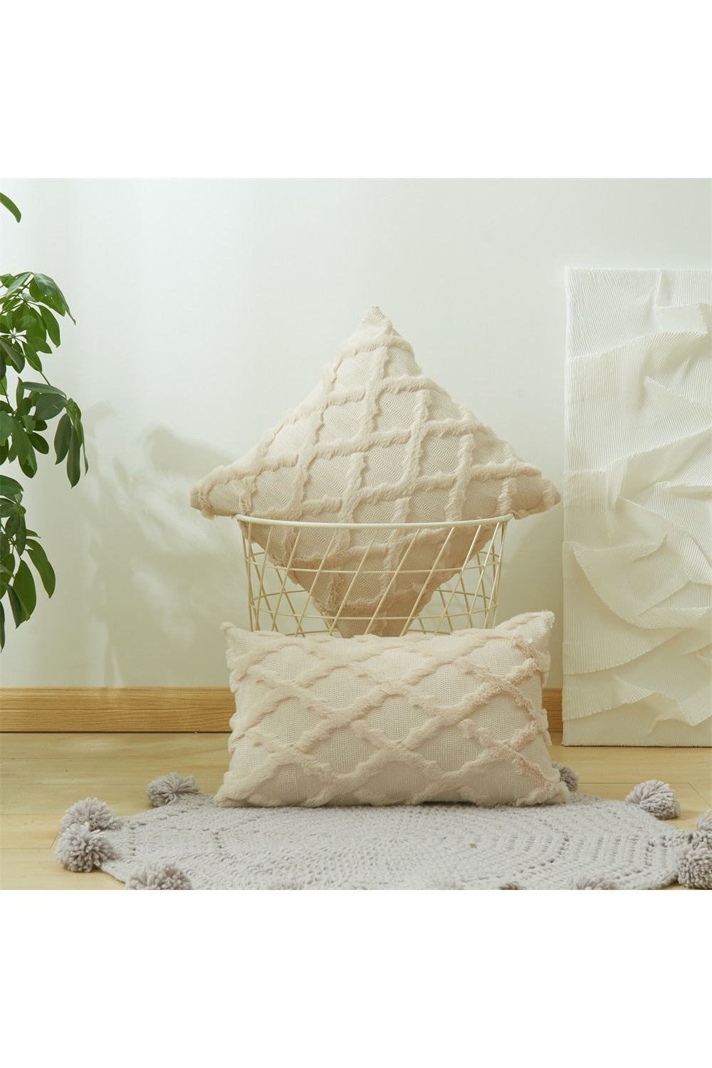 Rattan Plush Pillowcase | Bowlift