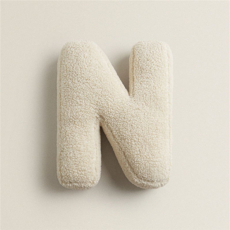BowLift | Alphabet Letter Fleece Pillow