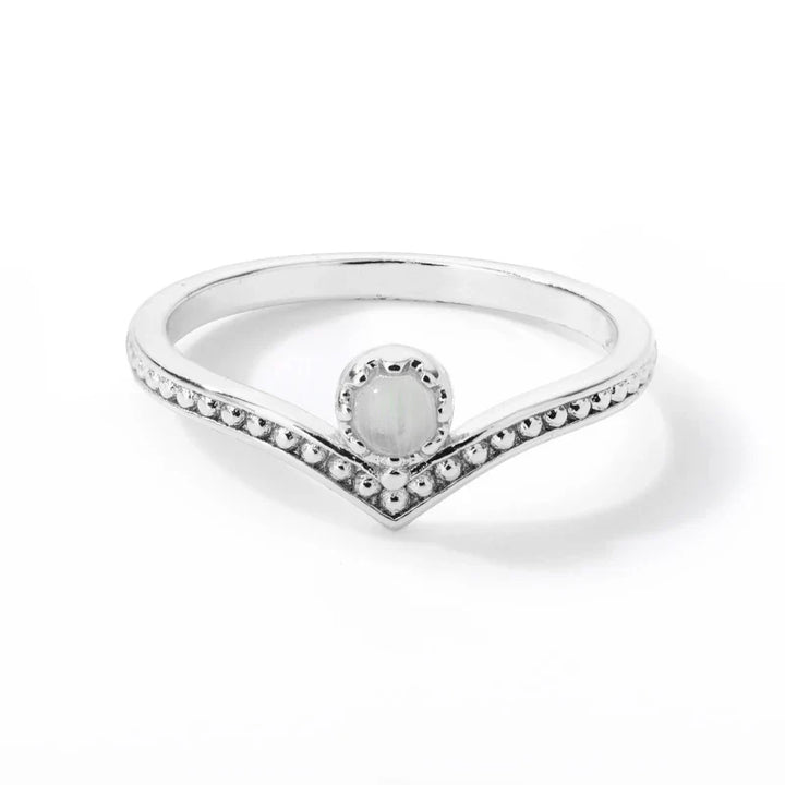 BowLift | Vintage Inspired Opal Crown Point Ring