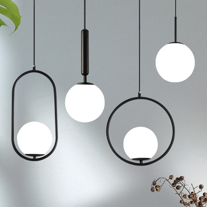 Nordic Glass Pendant Lamps | Bowlift