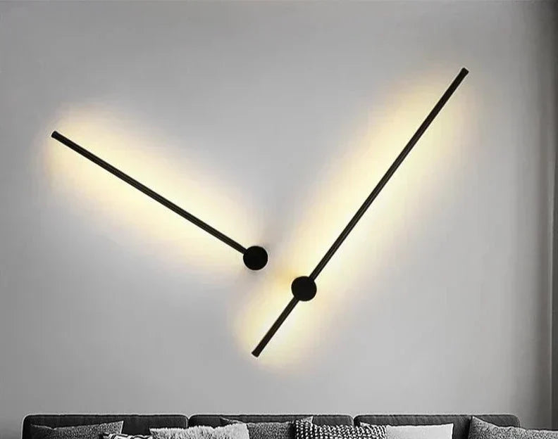 BowLift | NordicRod – Minimalist Wall Lamp with Plug for Chic Interiors