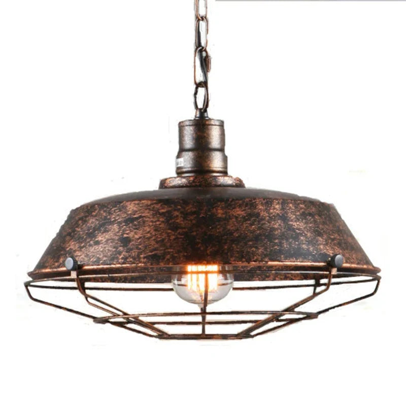 BowLift | Vintage Loft Pendant Light: Industrial Retro Iron Ceiling Light Chandelier for Living Room, Restaurant, Bar, Kitchen