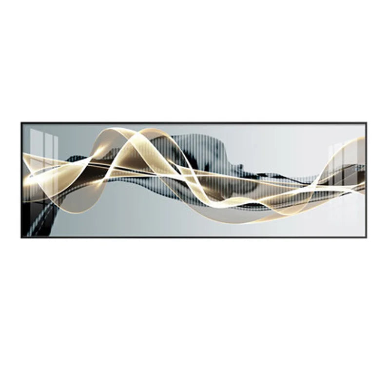 Flowing Vibes Abstract Wall Art Fine Art Canvas Prints Wide Format Pictures For Living Room Above Sofa Pictures For Above The Bed | Bowlift