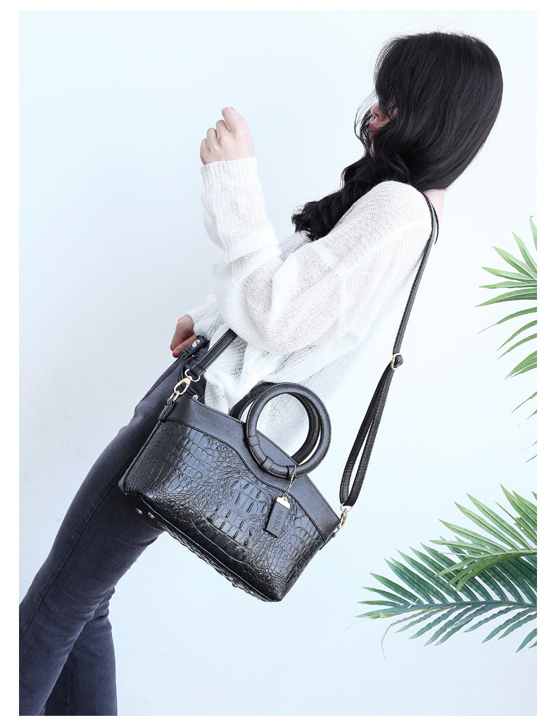 BowLift | Leather Crocodile Bag – with handcrafted details