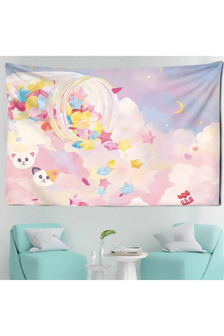 Pink Wall Tapestry | Bowlift