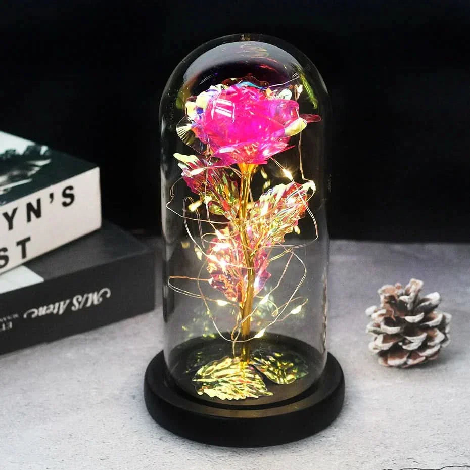 BowLift | Eternal Rose in Glass Dome with LED Lights
