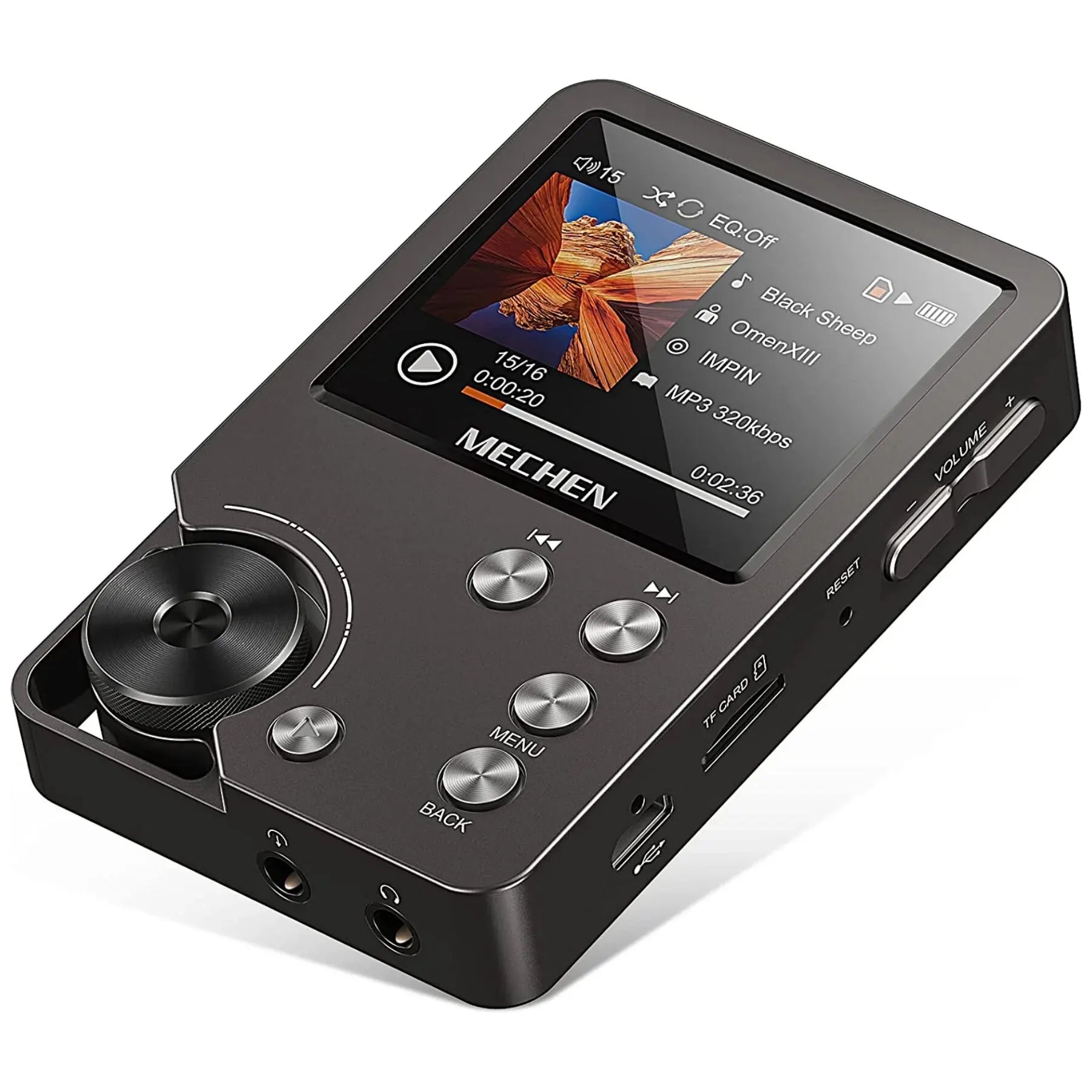 BowLift | HiFi MP3 Player MECHEN-M30 – Premium Lossless Audio with 64GB Memory Card, Supports up to 256GB