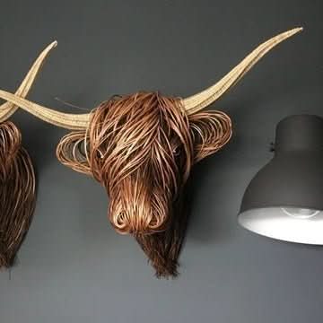 BowLift | Rustic Cow Head Wall Decor for Unique Home