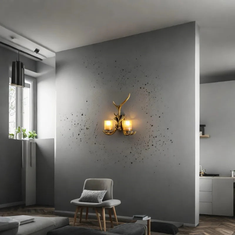 BowLift | Deer Antler Wall Lamp