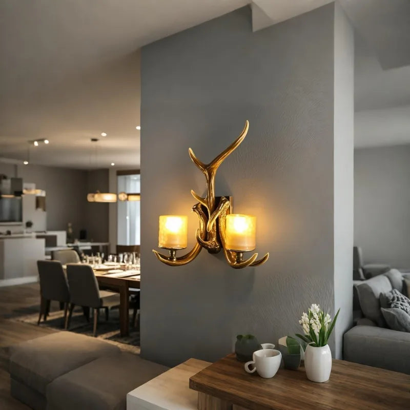 BowLift | Deer Antler Wall Lamp