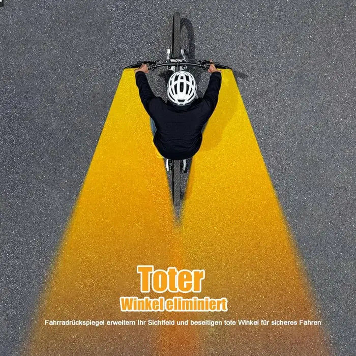 BowLift | Bicycle mirror made of stainless steel – shatterproof & 360° rotatable for more safety