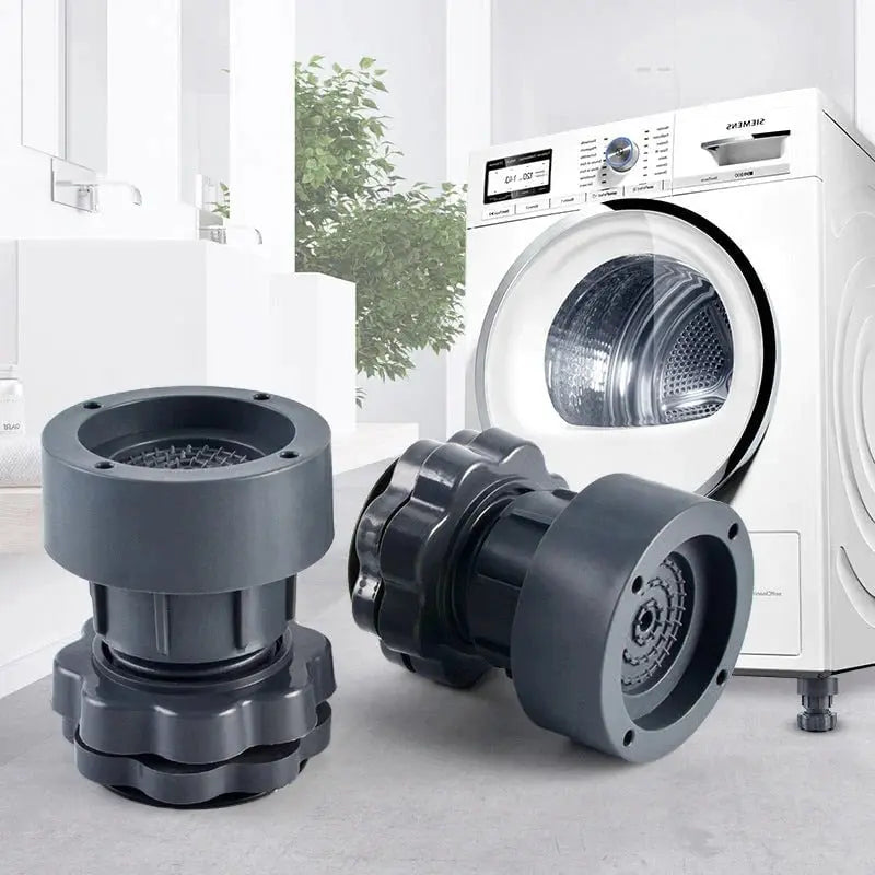 BowLift | Height Adjustable Anti-Vibration Pads for Washing Machines – 4-Piece Set