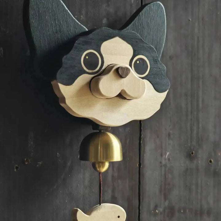 BowLift | Wooden Glockenspiel Door Bell Shiba Inu – Cute & Welcoming Charm