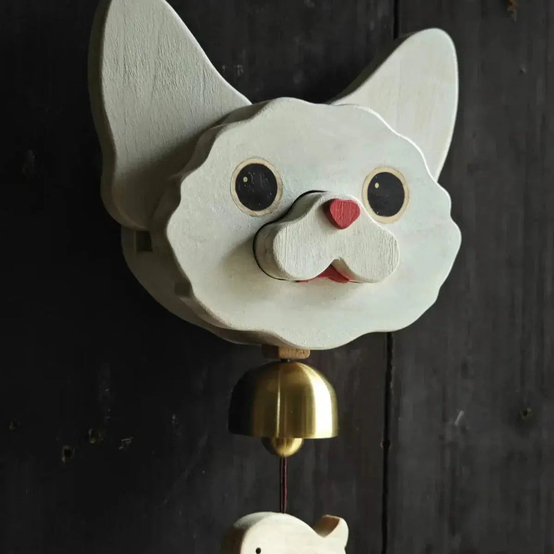BowLift | Wooden Glockenspiel Door Bell Shiba Inu – Cute & Welcoming Charm