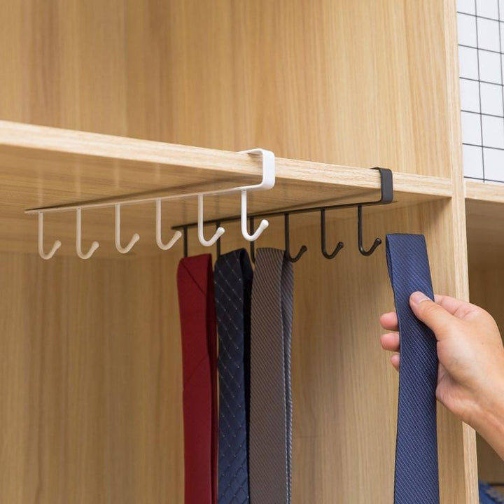 BowLift | Home seamless kitchen storage rack nail free hanging wrought iron wardrobe hook kitchen organizer ZP01261501