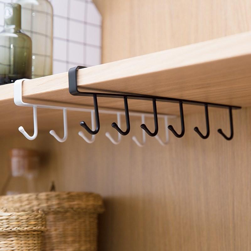 BowLift | Home seamless kitchen storage rack nail free hanging wrought iron wardrobe hook kitchen organizer ZP01261501