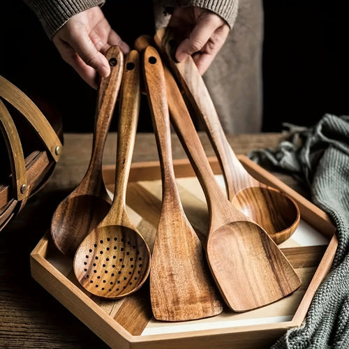 BowLift | NordicWood Kitchen Utensil Set – Sustainable & Stylish Cooking Essentials for Every Kitchen