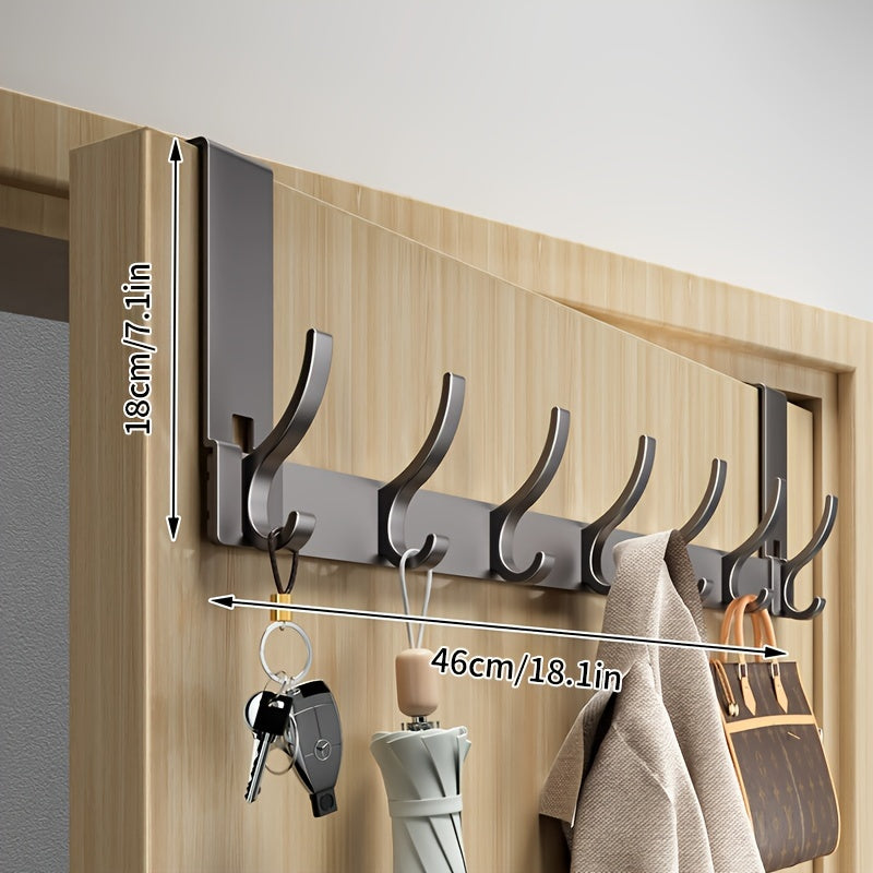 SlimLine Door Hook – Hanging System without Drilling made of Sturdy Aluminum | Bowlift