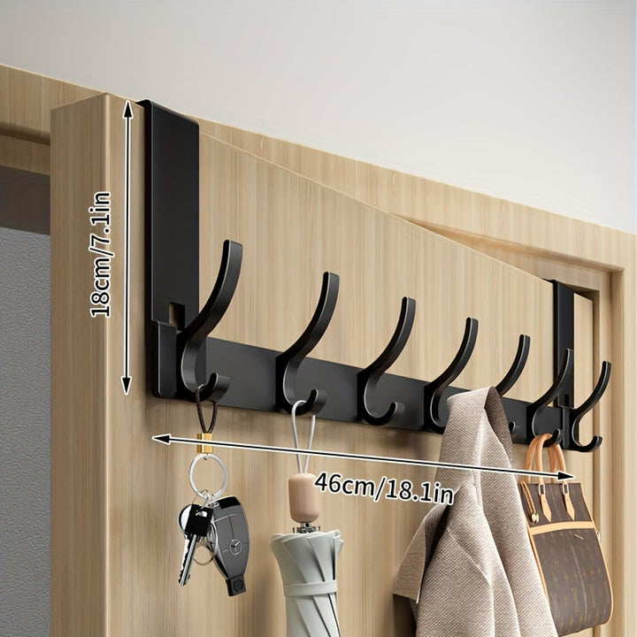 SlimLine Door Hook – Hanging System without Drilling made of Sturdy Aluminum | Bowlift