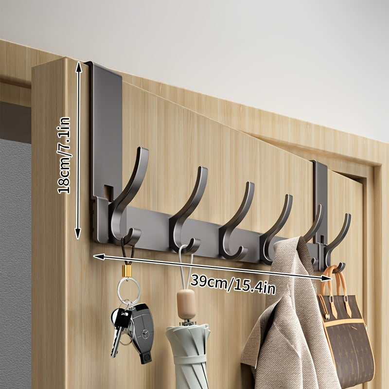 SlimLine Door Hook – Hanging System without Drilling made of Sturdy Aluminum | Bowlift