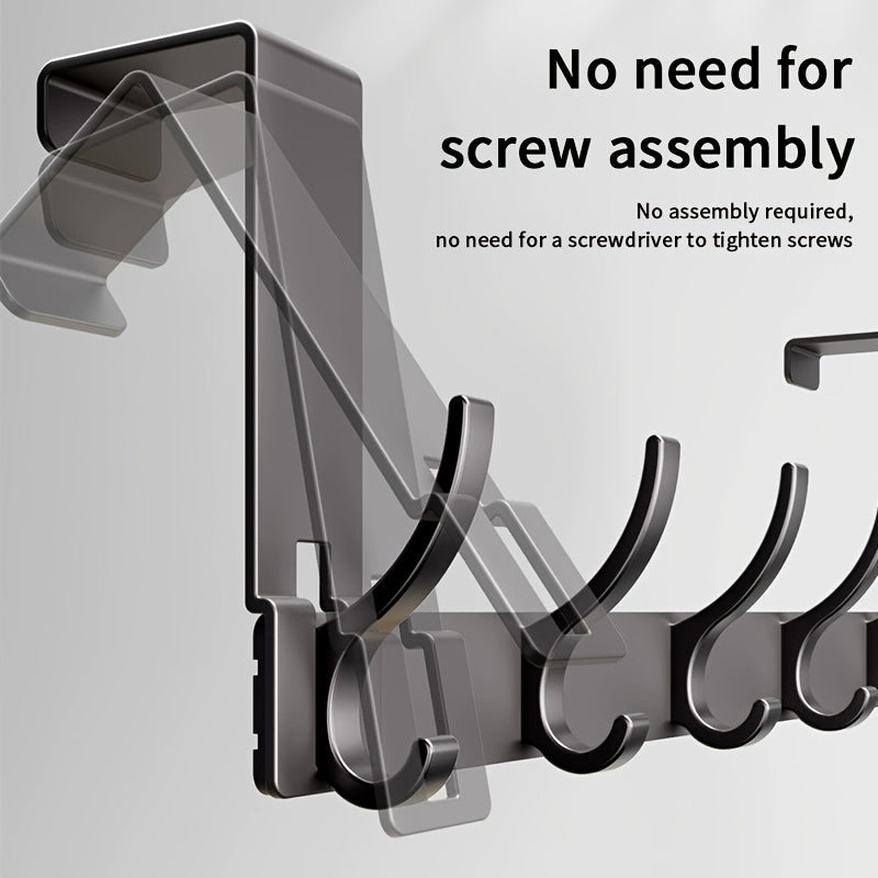SlimLine Door Hook – Hanging System without Drilling made of Sturdy Aluminum | Bowlift