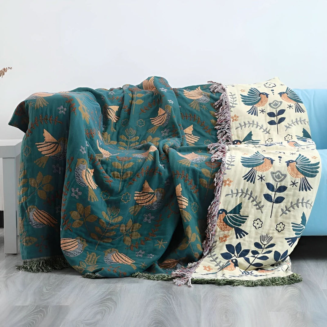 BowLift | FLUFFIOR - Handmade Reversible Cotton Blanket