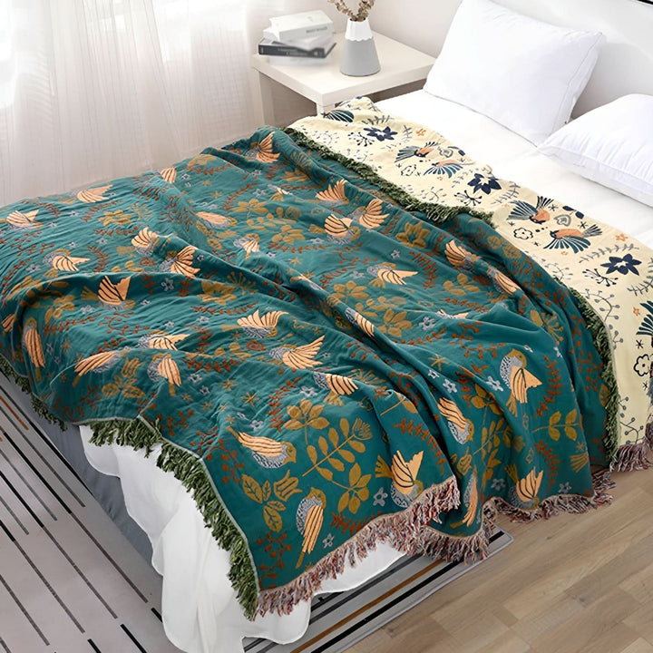 BowLift | FLUFFIOR - Handmade Reversible Cotton Blanket