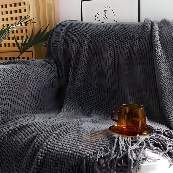 BowLift | KNITCOVE – Stylish knit fleece blanket