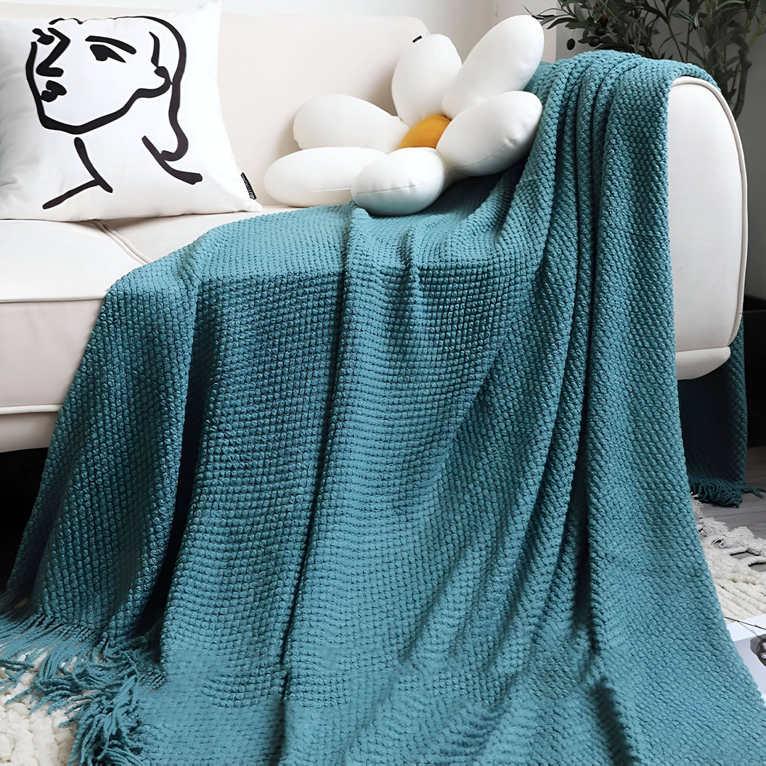 BowLift | KNITCOVE – Stylish knit fleece blanket