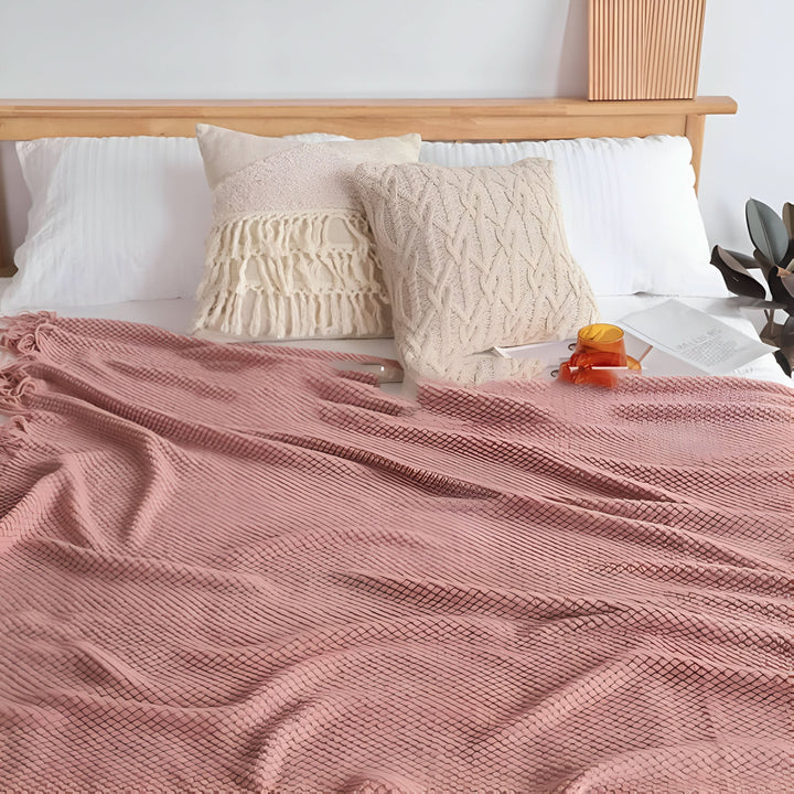BowLift | KNITCOVE – Stylish knit fleece blanket