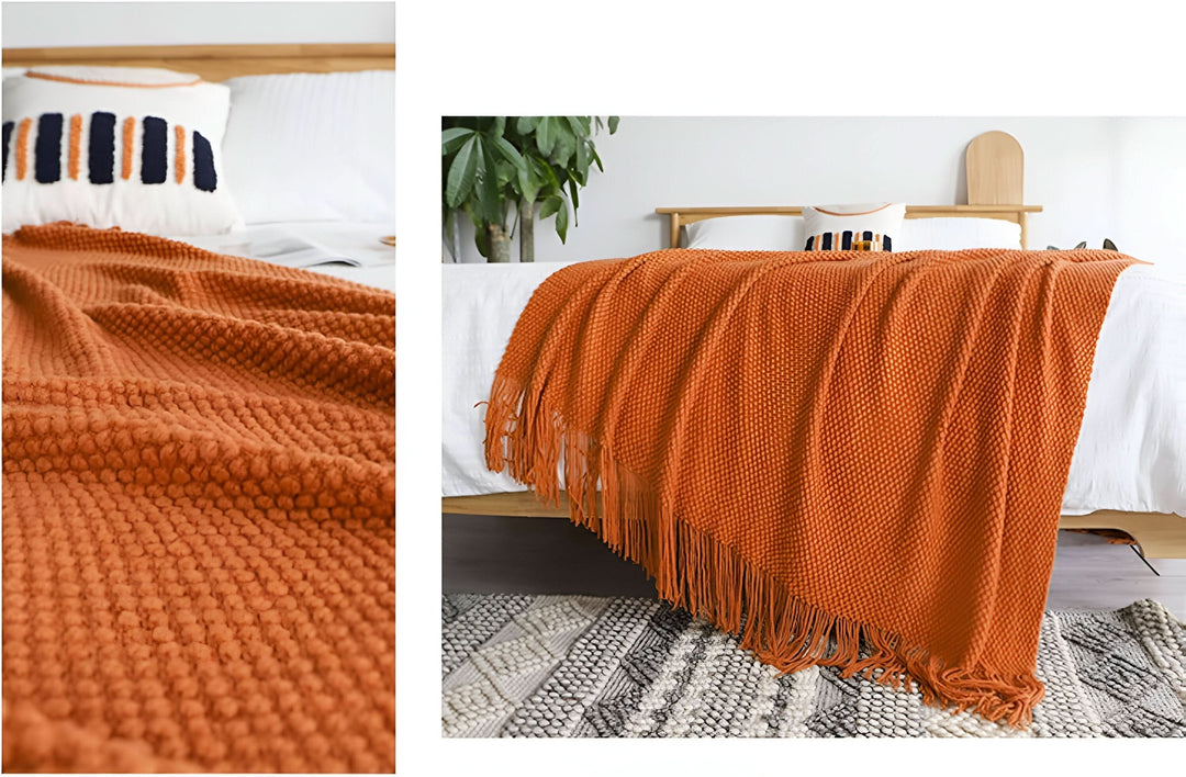 BowLift | KNITCOVE – Stylish knit fleece blanket