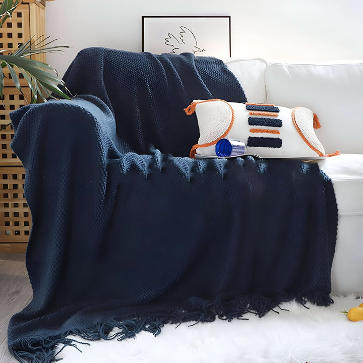 BowLift | KNITCOVE – Stylish knit fleece blanket