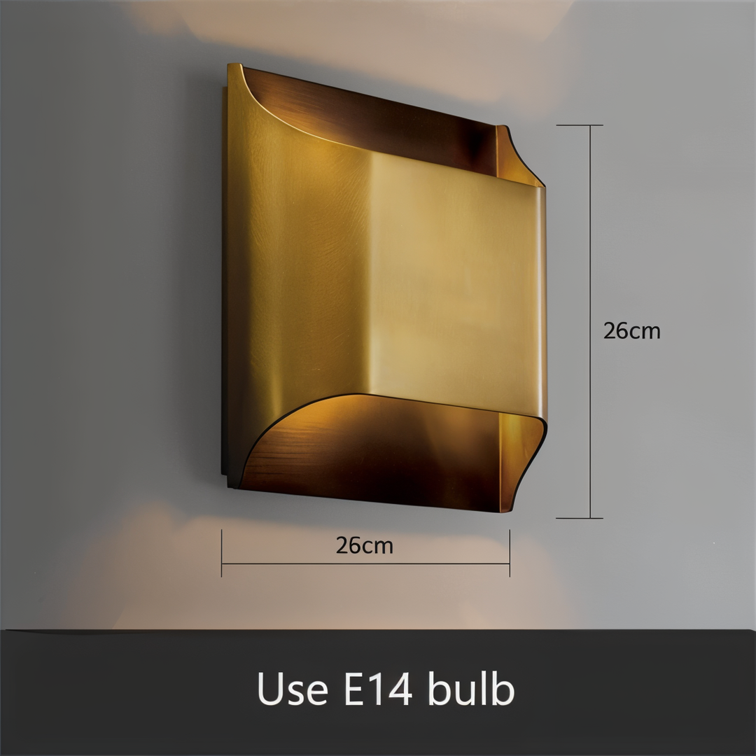 GildBeam Elegant LED Wall Light Bowlift