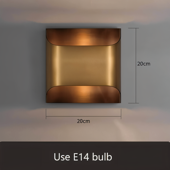 GildBeam Elegant LED Wall Light Bowlift