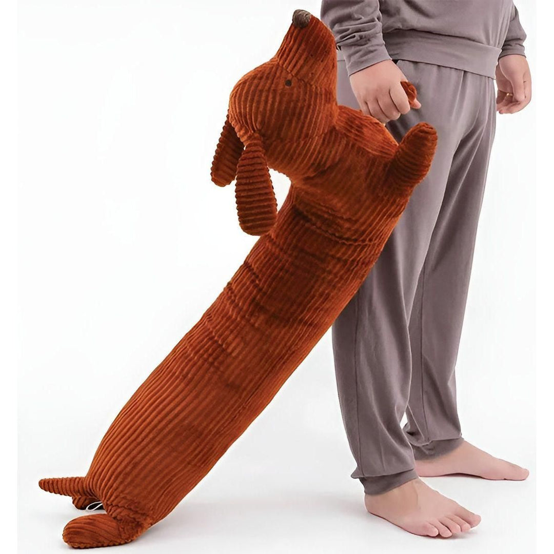 SnuggleHound Pillow - Ergonomic Dachshund Plush Pillow | Bowlift