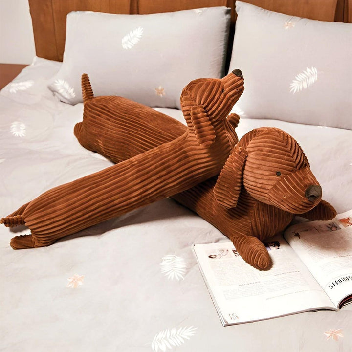 SnuggleHound Pillow - Ergonomic Dachshund Plush Pillow | Bowlift
