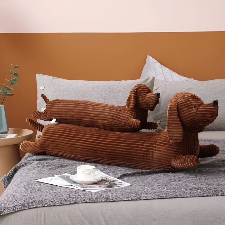 SnuggleHound Pillow - Ergonomic Dachshund Plush Pillow | Bowlift