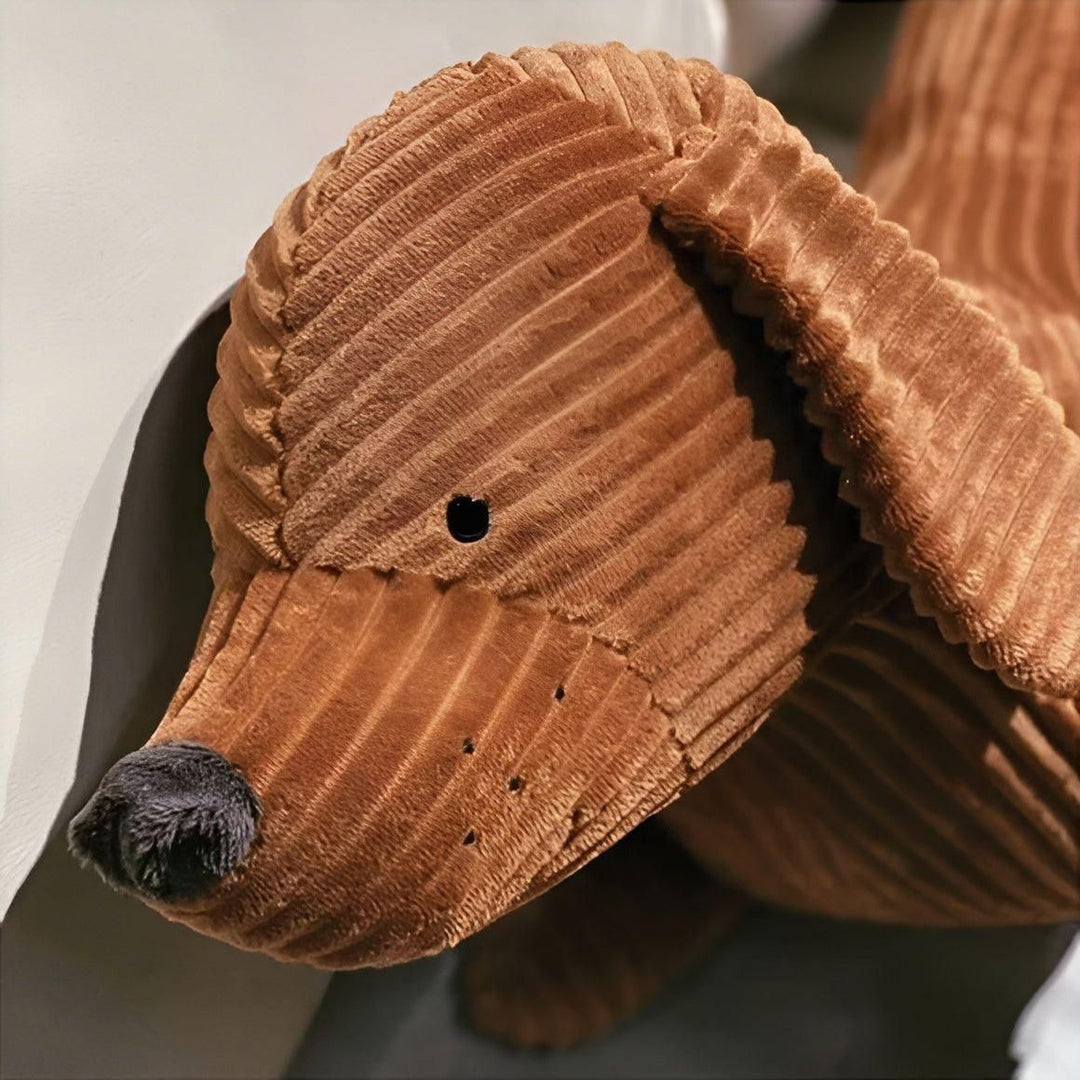 SnuggleHound Pillow - Ergonomic Dachshund Plush Pillow | Bowlift