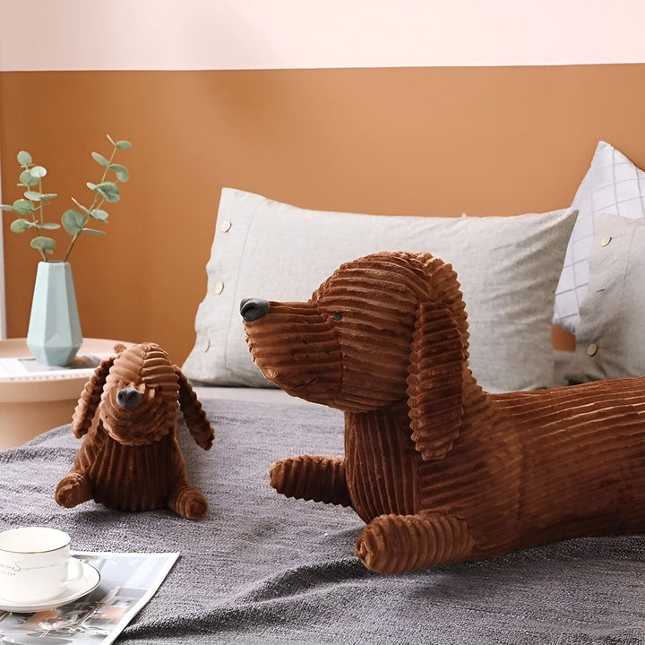 SnuggleHound Pillow - Ergonomic Dachshund Plush Pillow | Bowlift