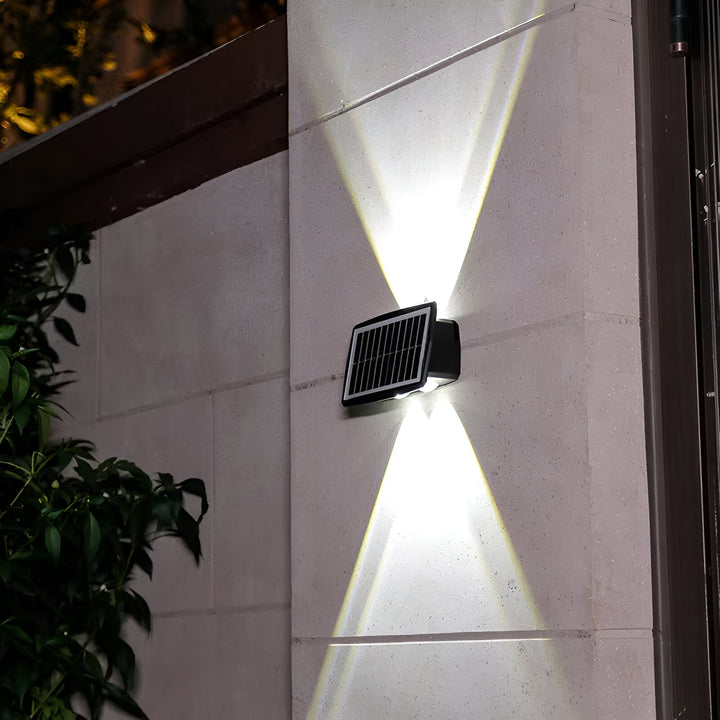 BowLift | Waterproof LED Solar Wall Light for Outdoors with Up & Down Lighting