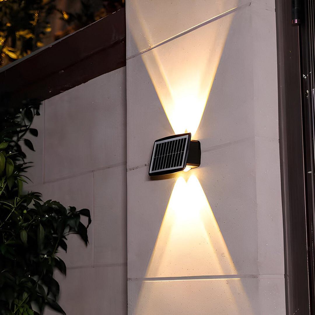 BowLift | Waterproof LED Solar Wall Light for Outdoors with Up & Down Lighting