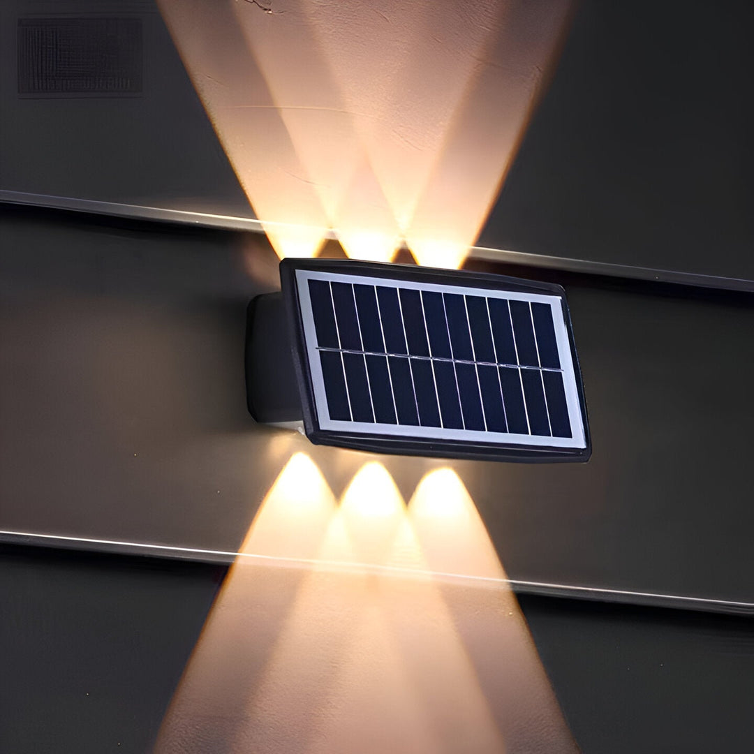 BowLift | Waterproof LED Solar Wall Light for Outdoors with Up & Down Lighting